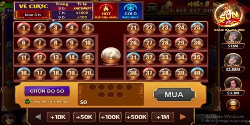 Keno Sunwin vì sao trở thành tâm điểm thu hút bet thủ? 3 Giao diện trò chơi được thiết kế thân thiện để bet thủ thao tác theo ý muốn