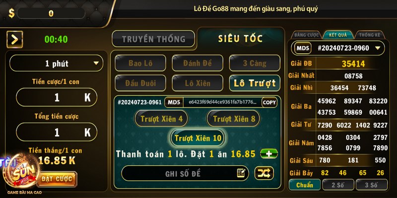 Lô đề siêu tốc Sunwin - Chốt ngay số đẹp để về bờ nhanh 2 Các kỳ quay lô đề siêu tốc diễn ra rất nhanh chóng